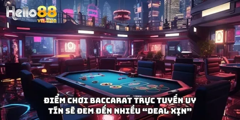 Điểm chơi baccarat trực tuyến uy tín sẽ đem đến nhiều “deal xịn”
