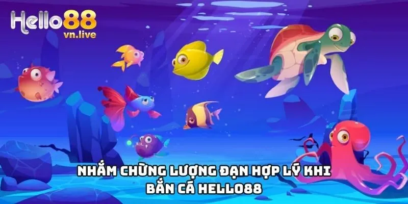 Nhắm chừng lượng đạn hợp lý khi bắn cá Hello88