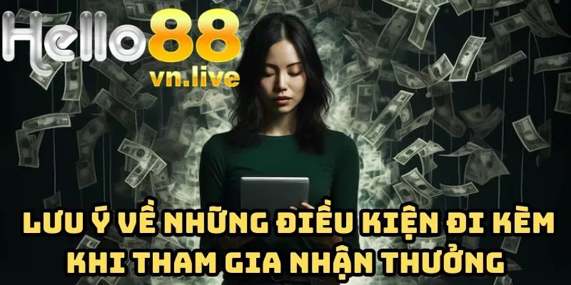 Lưu ý về những điều kiện đi kèm khi tham gia nhận thưởng